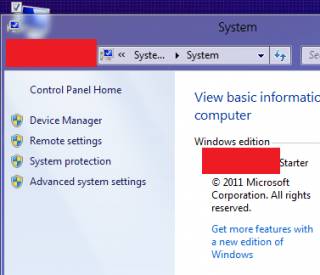Windows 8 Starter